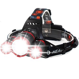 Trade Shop Trade Shop - L&aacute;mpara De Antorcha Led Recargable Led 3 Led Cree T6 R5 Rj3000 5000 Lumen