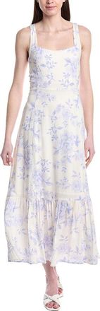 Saltwater Luxe Tank Linen-Blend Midi Dress