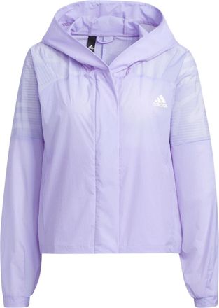 adidas (WMNS) adidas AOP WB Zip Up Hoodie Asia Sizing Purple HF2479
