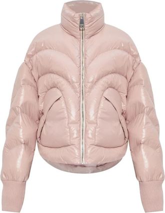 Khrisjoy Roze Stijlvolle Jassen - Dames - Gewatteerde jassen - Roze - S - Polyester - Jassen