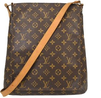 Louis Vuitton Musette Salsa Monogram Canvas Brown Canvas Handbag (Pre-Owned)