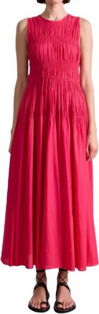 Apiece Apart Fabiana Maxi Dress In Berry