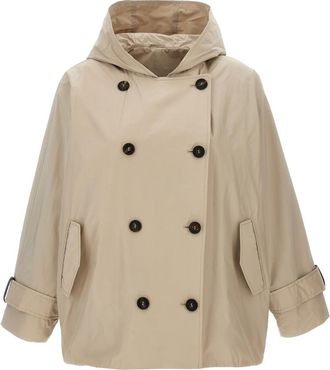 Brunello Cucinelli Beige Double-breasted jacket