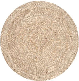 Safavieh Alfombra yute naturale/avorio 152 x 152 cm