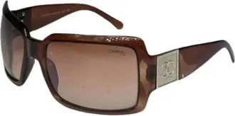 Chanel Pre-owned Accessories, female, Brown, Size: ONE SIZE Pre-owned Sunglasses