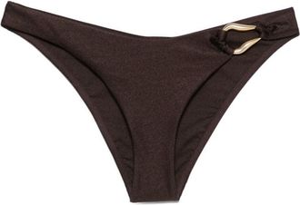 Zimmermann Mare Marrone Low-Rise Bikini Bottom