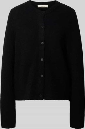 Selected Regular Fit Strickjacke aus Woll-Mix mit Alpaka-Anteil Modell LULU NEW in Black, Gr&ouml;&szlig;e XS