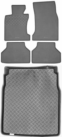 OEM Juego De Alfombrillas De Goma Para Coche Y Alfombrilla Para Maletero Para Bmw Serie 5 E60 Sed&aacute;n (2003-2010)