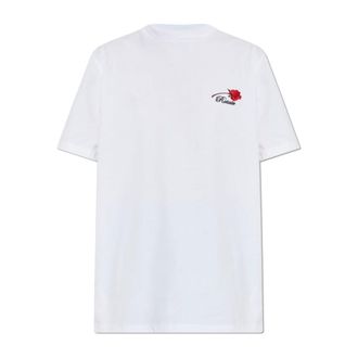 Rotate ROTATE Birger Christensen, T-Shirts, female, White, Size: M Oversized T-shirt