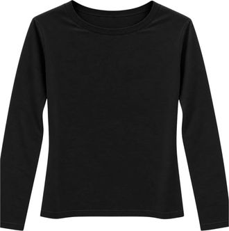 Seventy Maglia a Maniche Lunghe Basic - - Tops - Donna - Nero - XS