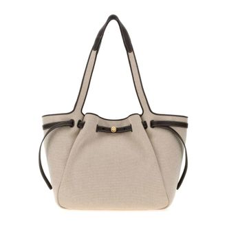 Tory Burch Tory Burch, Tote Bags, female, Beige, Size: ONE SIZE Romy Shopping Bag