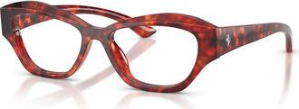 Ferrari 53mm Cat Eye optical glasses in Red at Nordstrom
