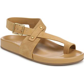 Franco Sarto Blair Ankle Strap Platform Sandal in Biscotti at Nordstrom, Size 7.5