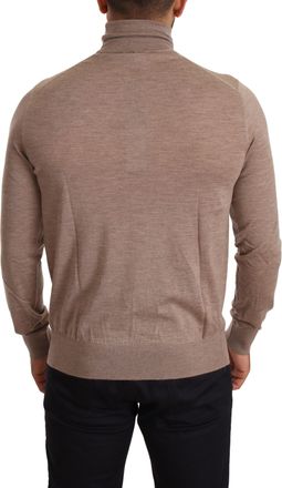 Dolce & Gabbana Mens Cashmere Turtleneck Brown