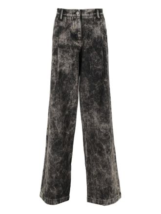 Federica Tosi pleated jeans - Grijs