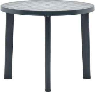 vidaXL Mesa De Jard&iacute;n De Pl&aacute;stico Verde 89 Cm Vidaxl