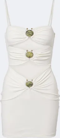 CHRISTOPHER ESBER Cutout embellished minidress