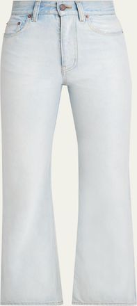 Chlo&eacute; Bleached Cotton Denim Jeans