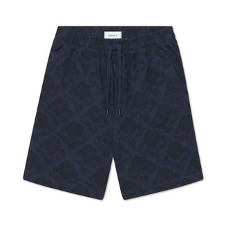 Les Deux Heren, Korte broeken, Blauw, Maat: S Katoen