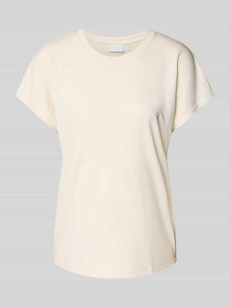 Jake*s T-Shirt mit Rundhalsausschnitt in Ecru, Gr&ouml;&szlig;e 44