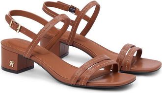 Tommy Hilfiger Leren sandalen met hak