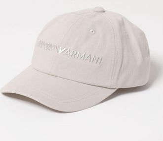 Emporio Armani Cappello Emporio Armani in cotone con logo ricamato