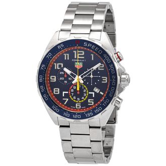 Tag Heuer Pre-owned Tag Heuer Formula 1 Red Bull Racing Special Edition Chronograph Quartz Blue Dial Mens Watch CAZ101AL.BA0842