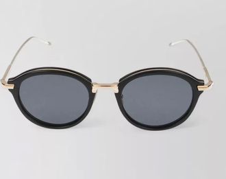 Thom Browne round sunglasses metal frame double bridge