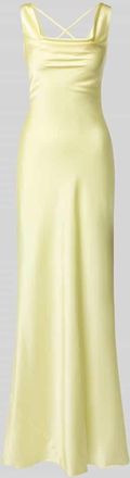 Luxuar Luxuar Abendkleid mit r&uuml;ckseitiger Schn&uuml;rung in GELB, Gr&ouml;&szlig;e 36