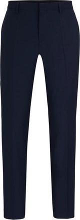 HUGO BOSS Blauwe Broek Getlinm - Heren - Nette broeken - Blauw - S - Broeken