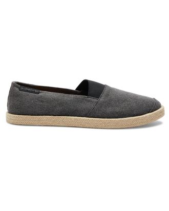 Quiksilver Sneaker QUIKSILVER Espadrilled, Herren, Gr. 10 (43), schwarz (solid schwarz), Obermaterial:Obermaterial: Textil / Futter: Textil / Aussensohle: Gummi;