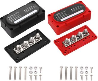 OEM Bloque De Distribuci&oacute;n De Energ&iacute;a, Bloque De Distribuci&oacute;n De Energ&iacute;a, 2 Piezas, 4 Pernos, Barra Colectora Universal Tery 300a Para Coche, Autocaravana