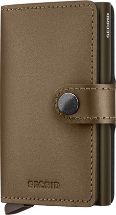 Secrid Miniwallet Matte in Satin Bronze at Nordstrom