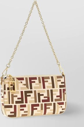 Fendi baguette fabric shoulder bag