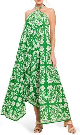 Flying Tomato Print Maxi Dress in Green at Nordstrom Rack, Size Medium
