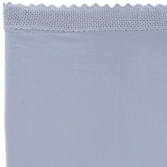 Ballard Designs Scalloped Embroidered Sheet Set - Cornflower, Queen - Ballard Designs