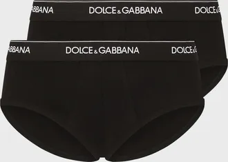 Dolce & Gabbana Men & apos;s Slip Medio 2-Pack Briefs