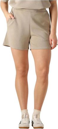 Notre-V Korte Broeken, Dames, Beige, XS, Taupe Short Shorts Nv-Floraine