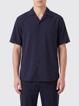 Giorgio Armani Shirt Men color Blue