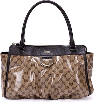 Gucci GG Crystal Abbey D-Ring Tote Schoudertas