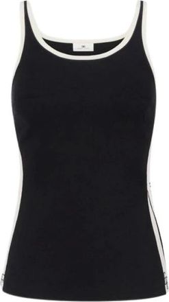 Elisabetta Franchi Dames, Tops, Zwart, Maat: M Viscose