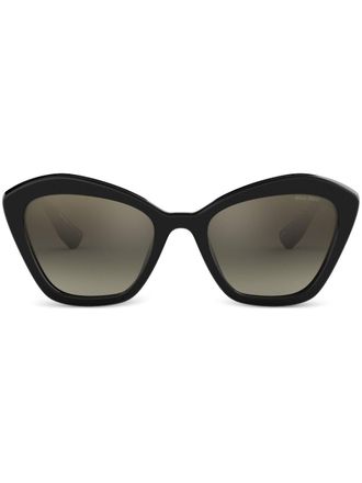 Miu Miu Eyewear Occhiali da sole cat-eye - Nero