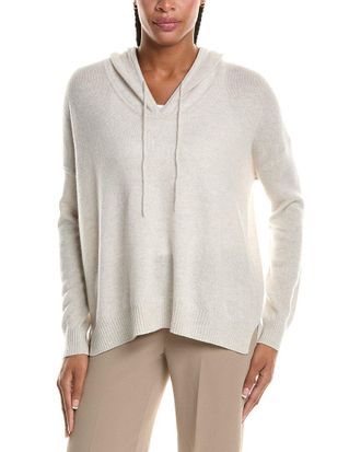 N.Peal N. PEAL Maya Metal Trim 100% Cashmere Hoodie