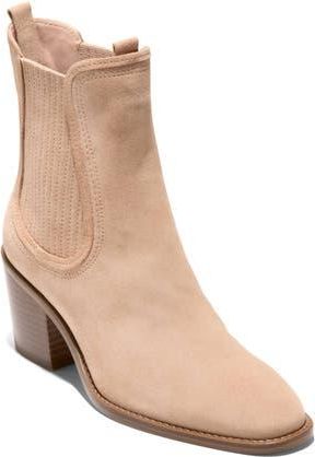 Cole Haan Janelle Chelsea Boot in Tuscan Sand Suede at Nordstrom Rack, Size 8.5