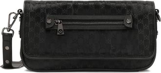 Kazar Kleine textiel posttas met monogrammen - Dames - Schoudertassen - Zwart - ONE Size - Tassen