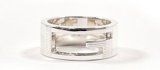 Gucci Silver Silver 925 Band Ring (Pre-Owned)