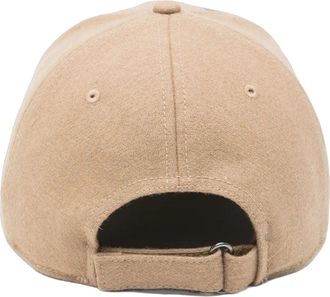 Ballantyne BMN018 Melton Wool Baseball Cap - Beige