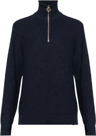 Paul & Shark Paul & Shark | Shark Tag Tech Wool Half Zip Sweater - XXL US