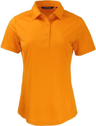 Cutter & Buck Prospect Textured Stretch Womens Short Sleeve Polo Shirt