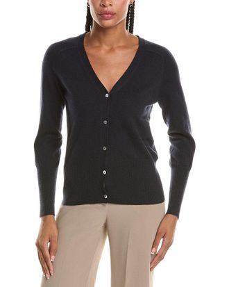 N.Peal N. PEAL V-Neck 100% Cashmere Cardigan